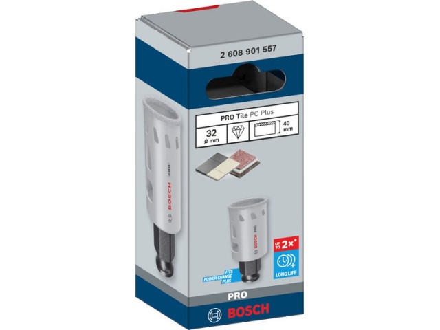 Žaga za izrezovanje lukenj Bosch PRO Tile PC Plus, 32mm, 2608901557